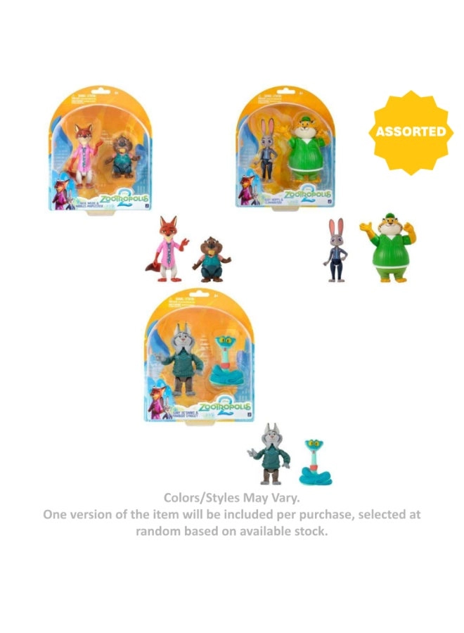 Disney Zootropolis 2 Figures Set - 4 years Assorted Pack of 2
