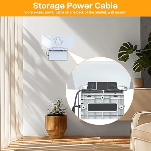 Starlink Gen 3 Router Mount - 1 piece(s) Starlink Standard V3 Mesh Router and Power Supply