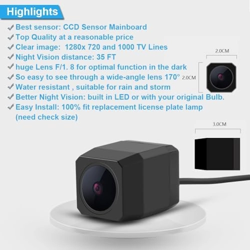 Reversing Camera - IP68 AHD