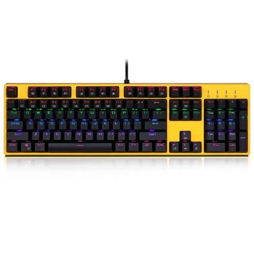 Led Backlit Water-Proof Mechanical Gaming Keyboard - Wired