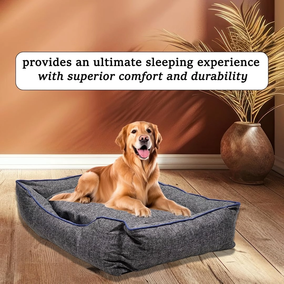 Winter warm pet bed - 75 cm Brown
