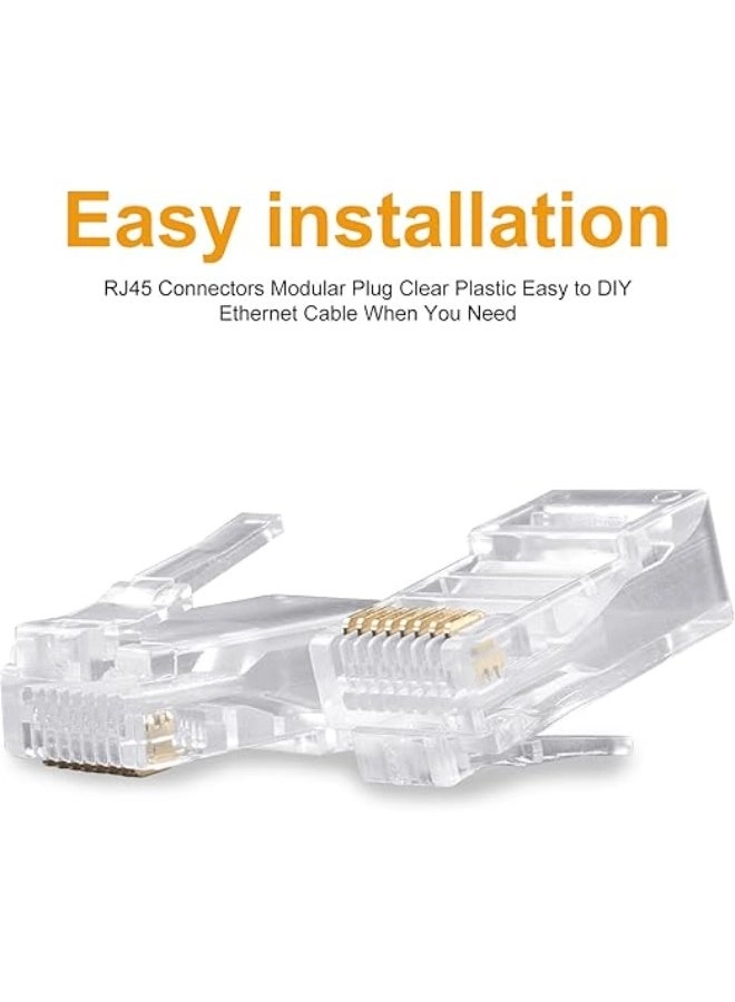 RJ45 Connector - 8P8C UTP 100PCS