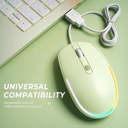 Wired LED RGB Backlit Mouse - USB