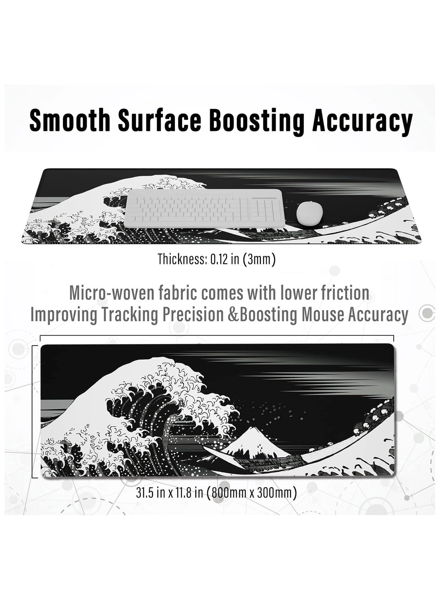 Z203 Gaming Mouse Pad - 80x30 cm