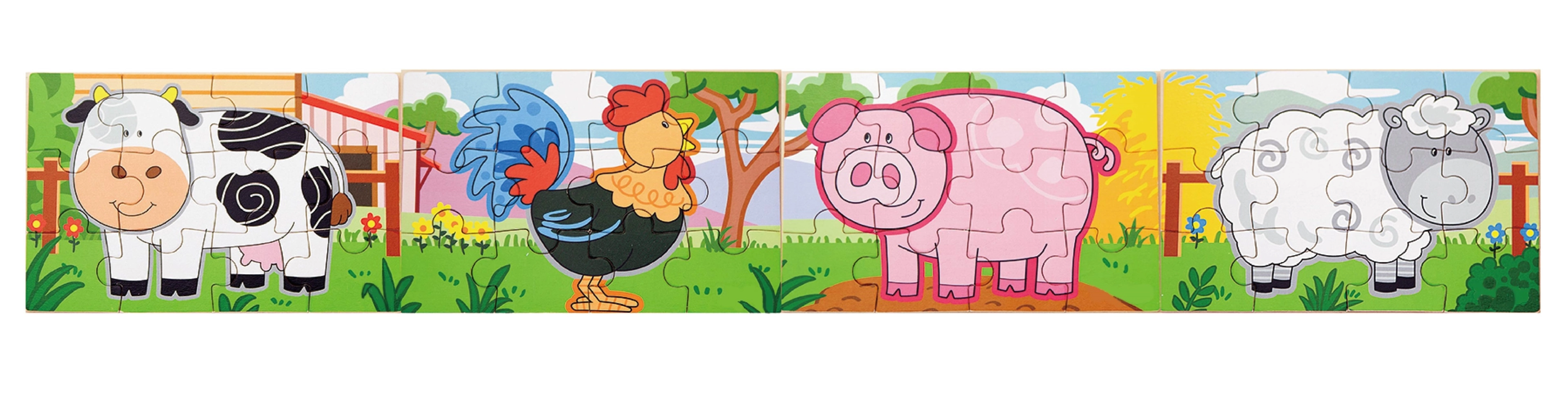 VIGA Farm Puzzle (PCG-50069VG) - 48 pcs