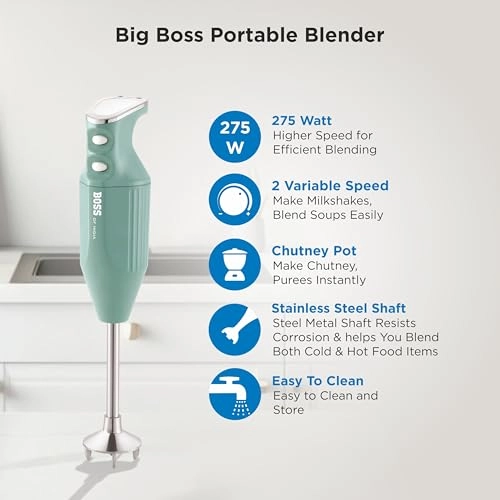 Big Boss Portable Hand Blender - 275W