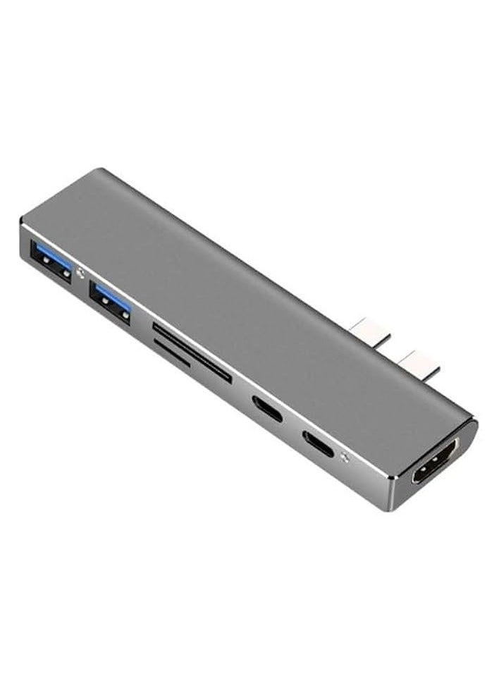 USB C Hub - 6-in-1 4K HDMI USB 3.0