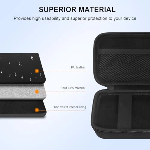 Carrying Case for RoamWiFi R10 - Hard Shell Black