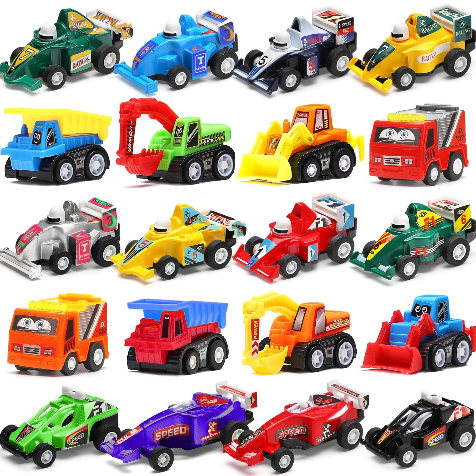 funcorn toys RM Pull Back Car - Mini 20pcs