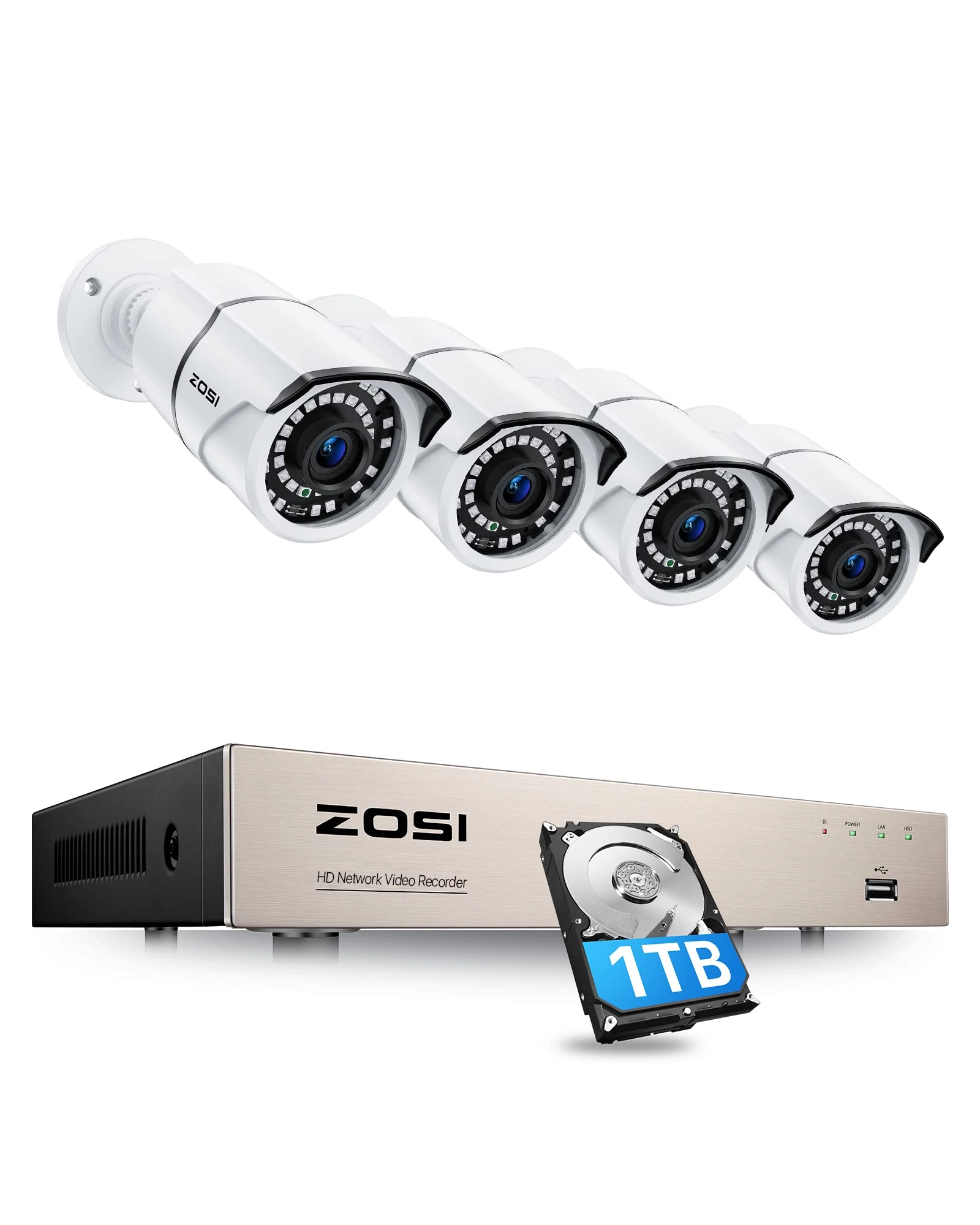 Zosi 5MP PoE NVR - 8CH