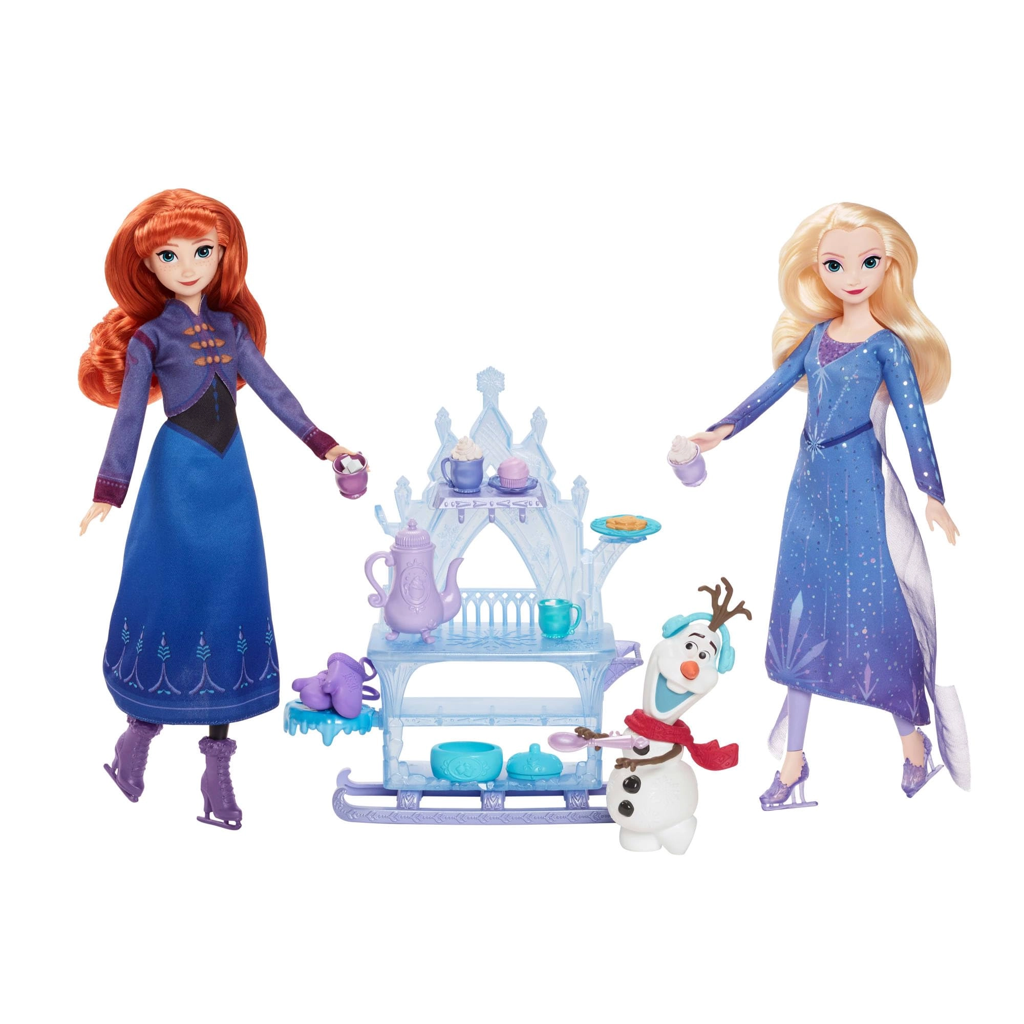 Olaf Treat Sleigh Playset - 15 accessories Frozen Winterfest Ages 3+