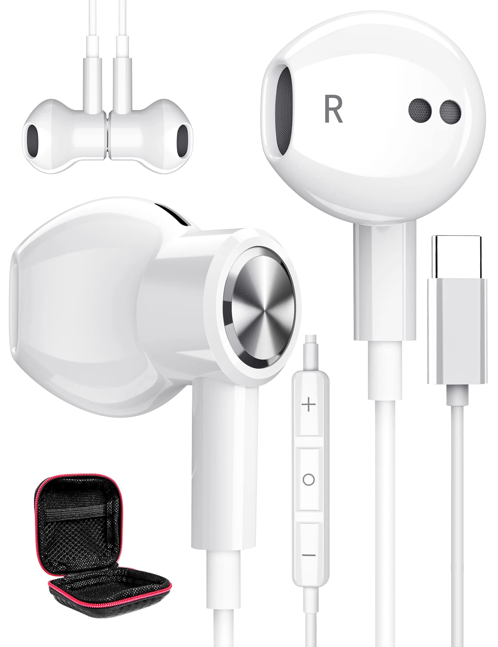 ACAGET USB C Earbuds Wired Earbud