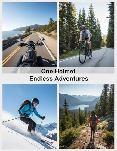 POV Helmet Action Camera - 32G 4K