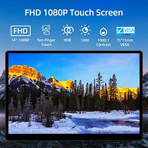Portable Monitor - FHD 1080P 14 Inch