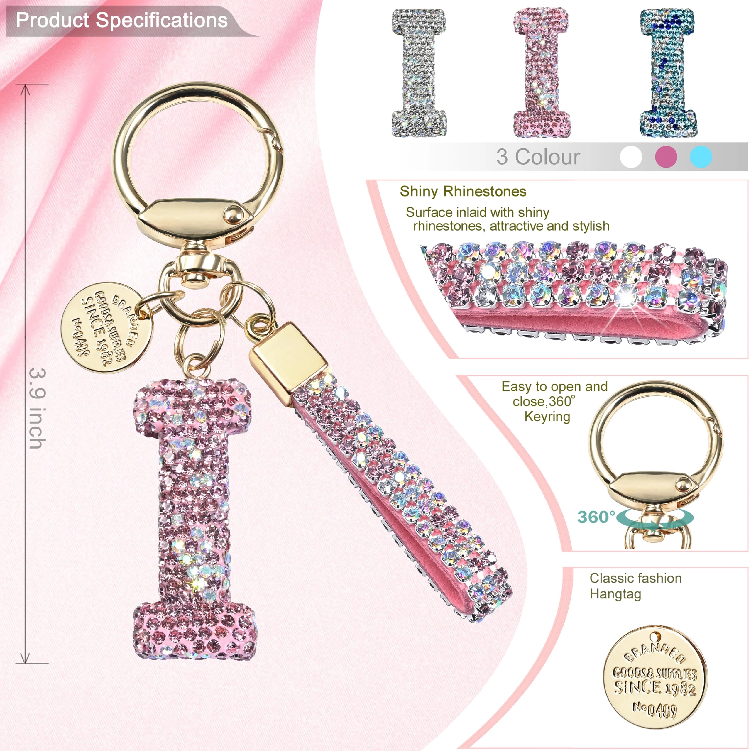 Initial Letter Keychain - Letter