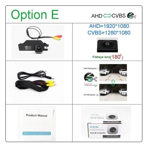 Car Rear View Camera - Night vision 1920 x 1080P