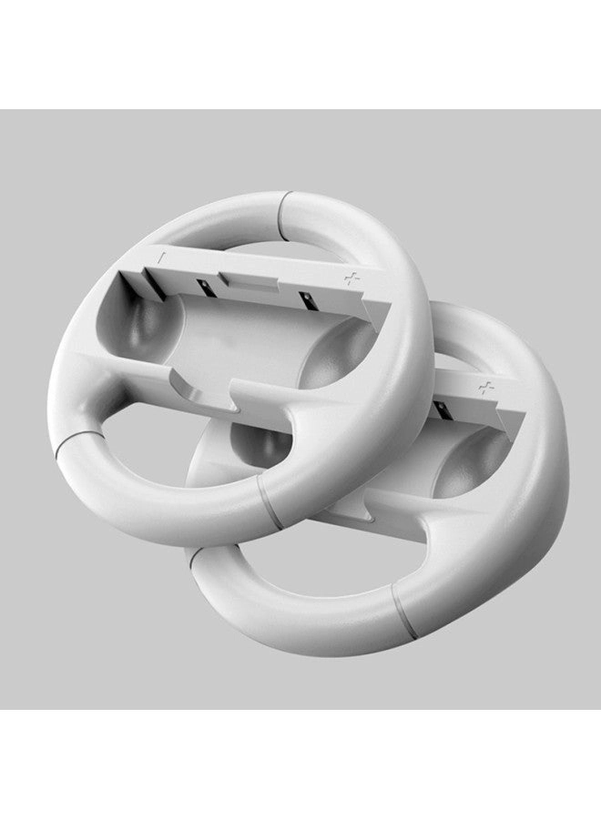 Joy-con Steering Wheel - Switch OLED Round Handlebar Black