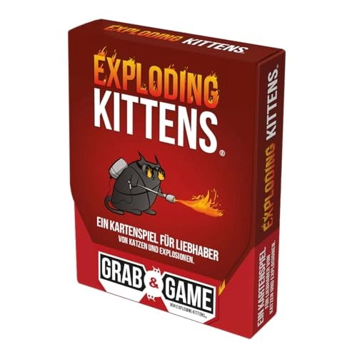 Exploding Kittens: Grab & Game - Card Game (German)