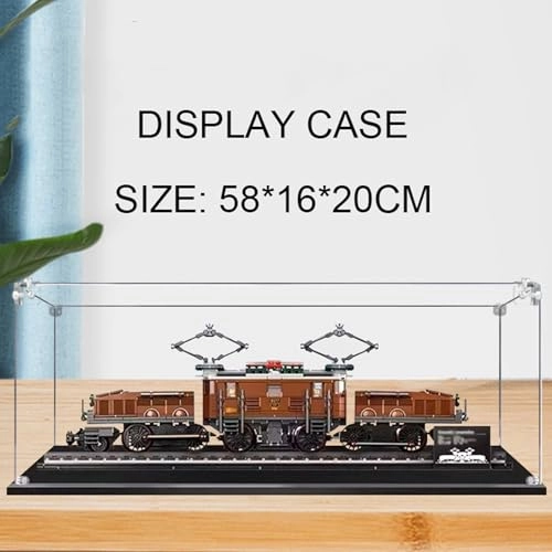 Acrylic Display Case for LEGO 10277 Train Model - With Background