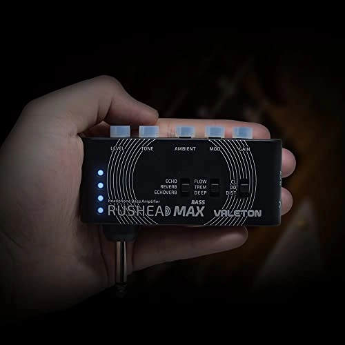 Rushead Max Bass - Headphone amp USB Rechargeable Portable