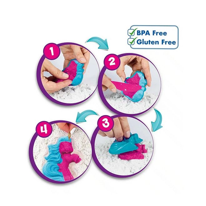 Magic Sand Unicorn Playset - 3+ years 7 Molds