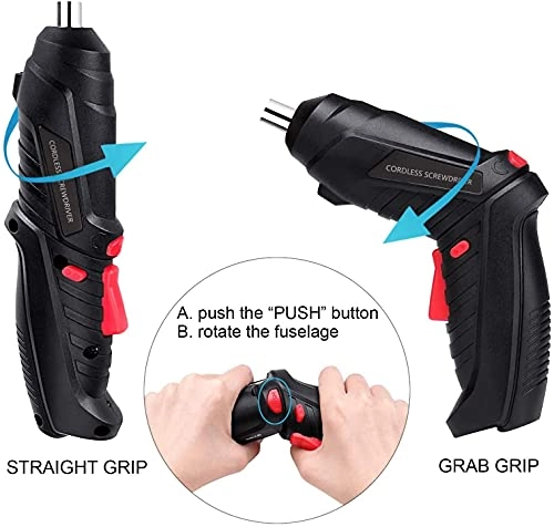 Electric Screwdriver Set - 1.3E+3 Milliamp Hours