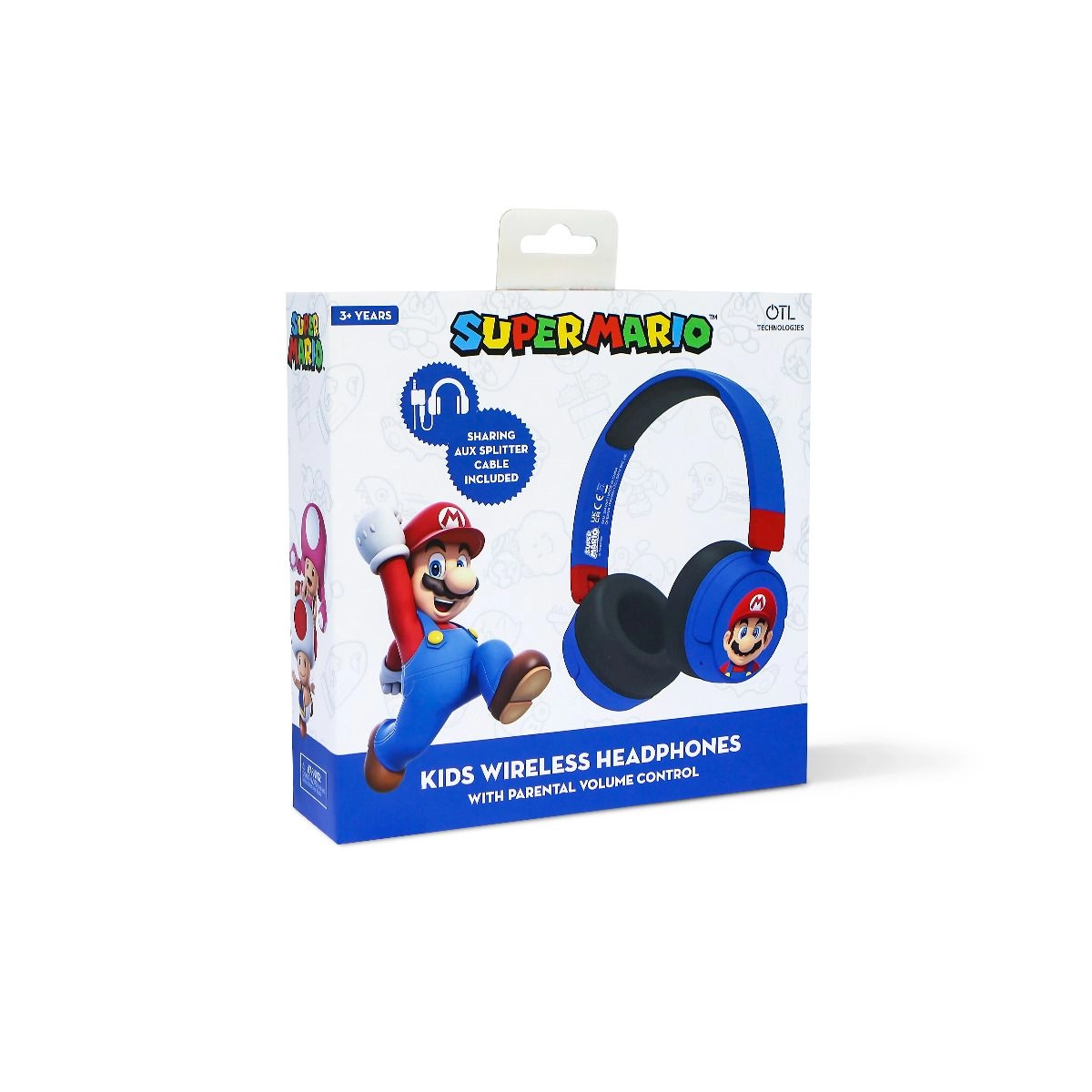 Super Mario Logo Kids - Wireless Headphone