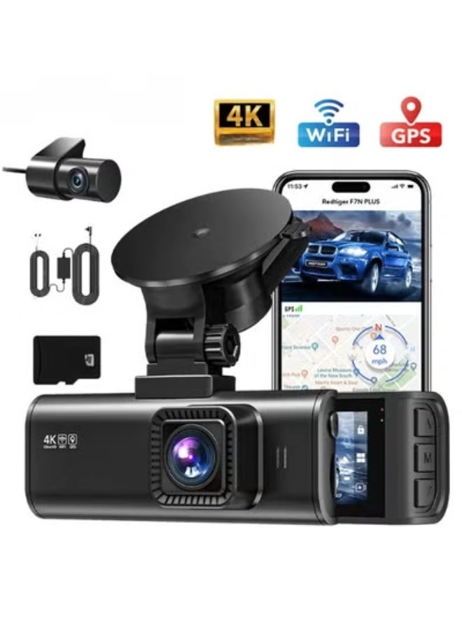 Mini Dual Dash Camera - 4K ULTRA HD
