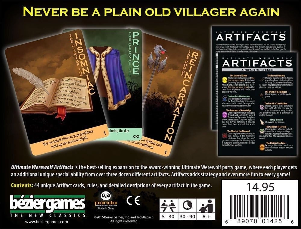 Ultimate Werewolf: Artifacts Expansion