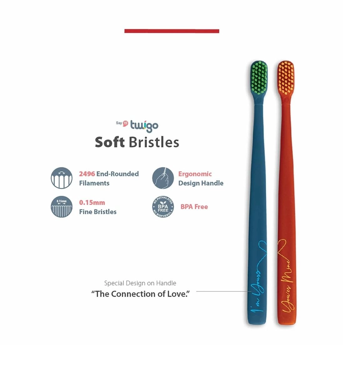 2 in 1 Toothbrush - Soft