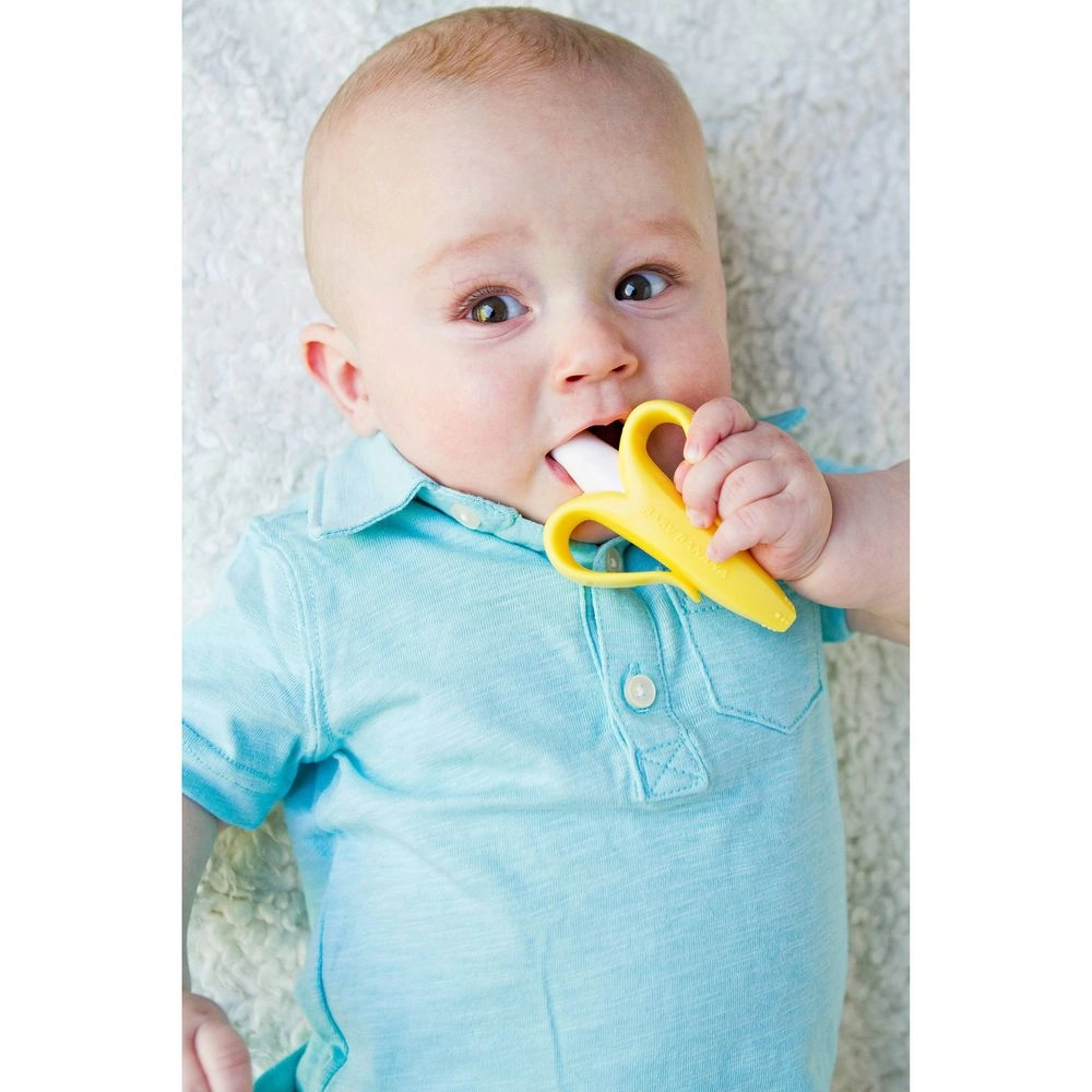 Baby Silicone Soft Teething Toy - Food-grade silicone Banana