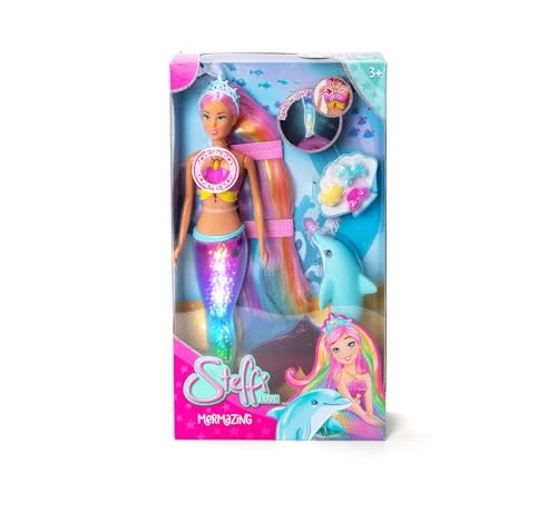Steffi Love Magic Rainbow Mermaid Doll - 39 cm Ages 3+
