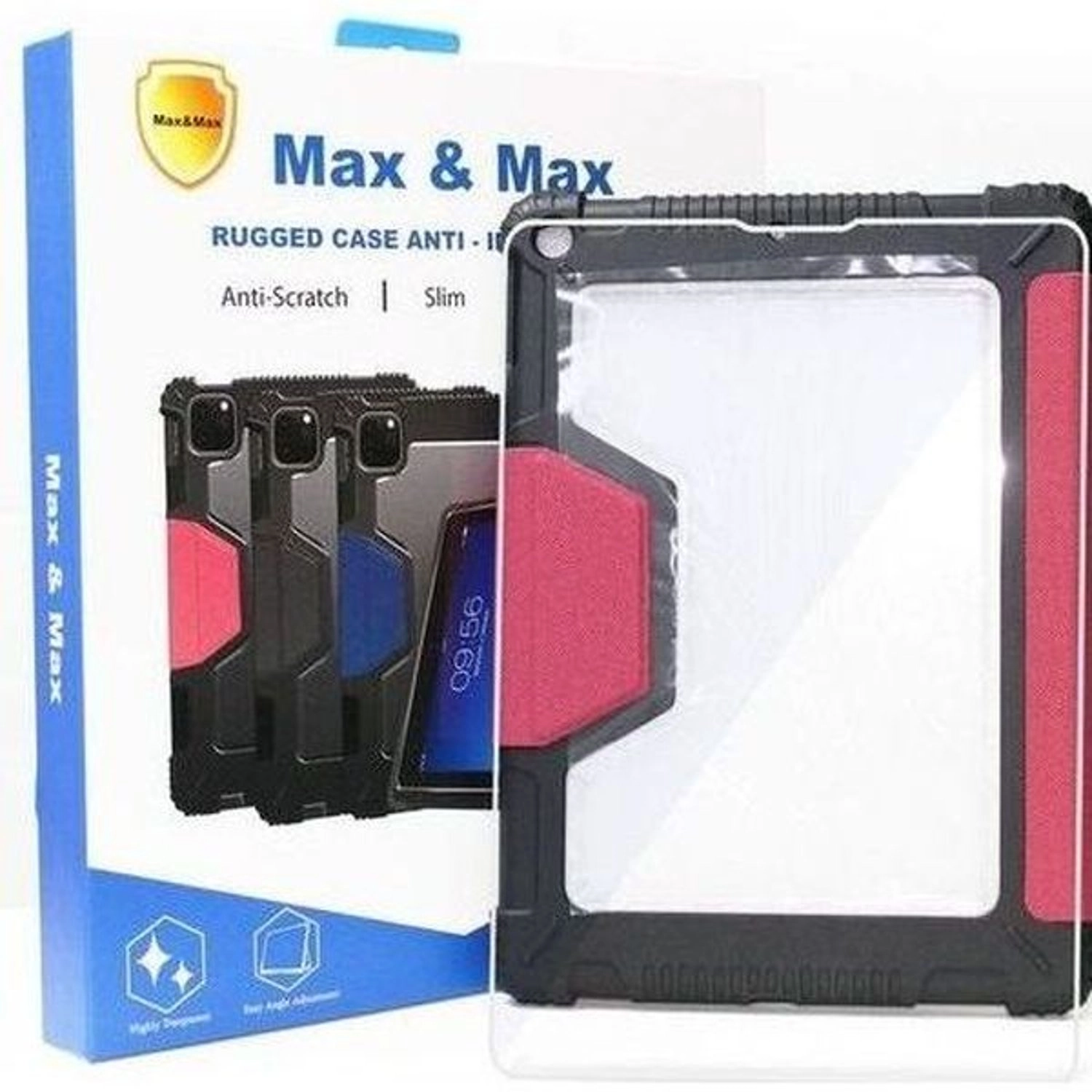 Rugged Case with Screen Protector for iPad 10.2-inch