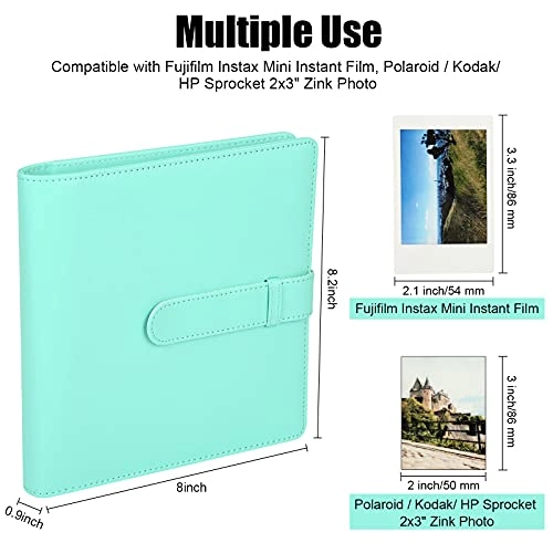 Instax Mini 256 Pockets Leather Photo Album