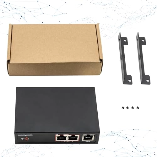 PoE Extender - up to 22W 2(PoE OUT) IEEE 802.3af IEEE 802.3at 10/100/1000 Mbps 60W total power budget