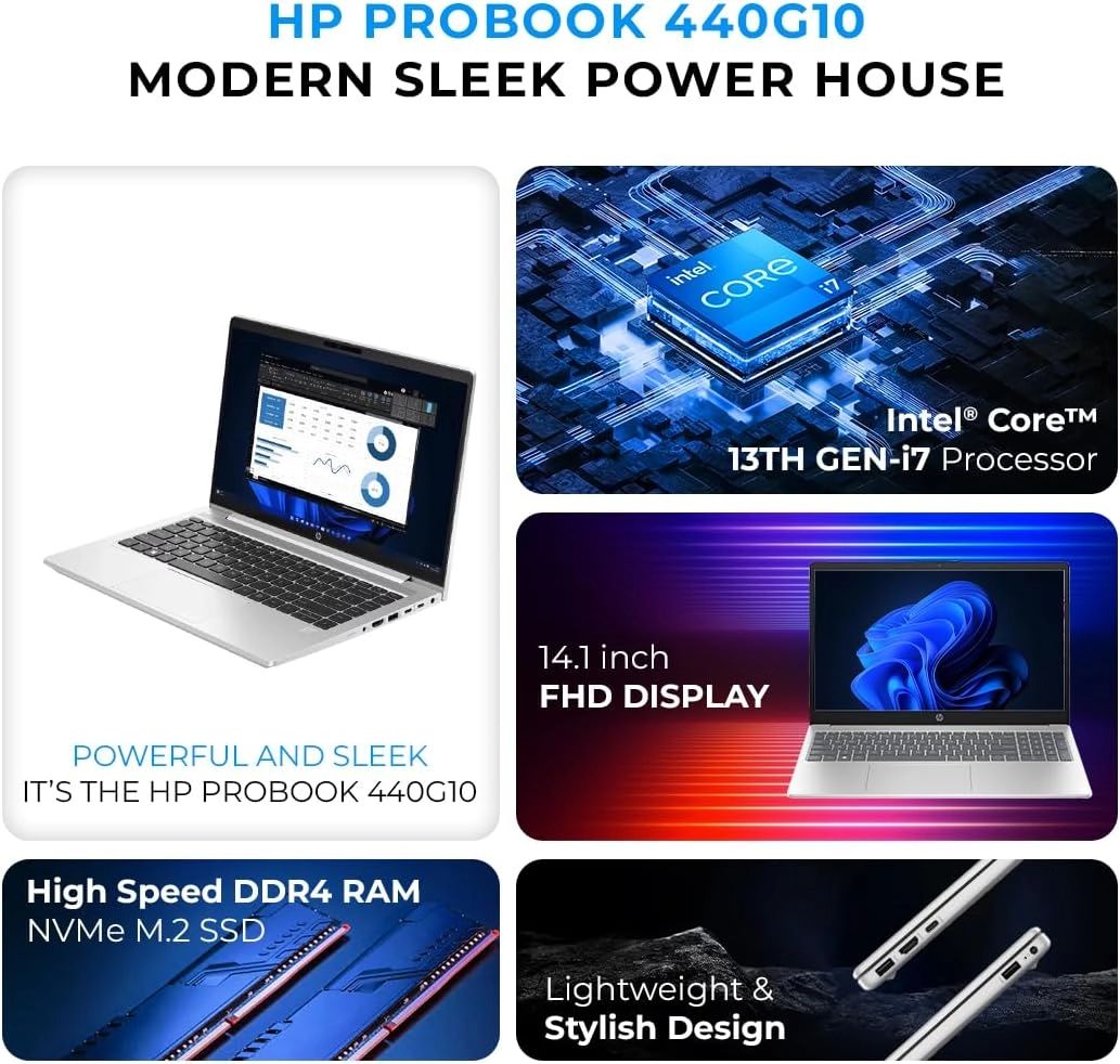 ProBook 440 G10 - 14'' Core i7-1355U 8GB DDR4 512GB SSD