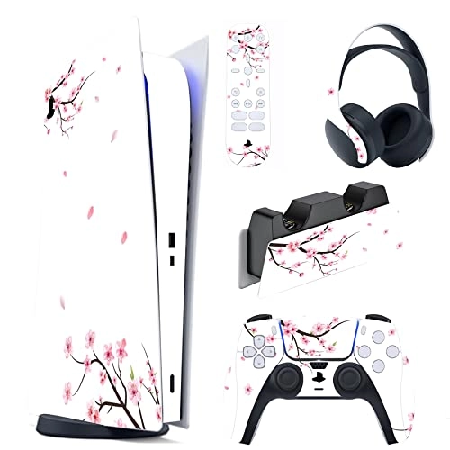 Great Wave Dual Side Full Set Skin Decal - PS5 Digital Edition