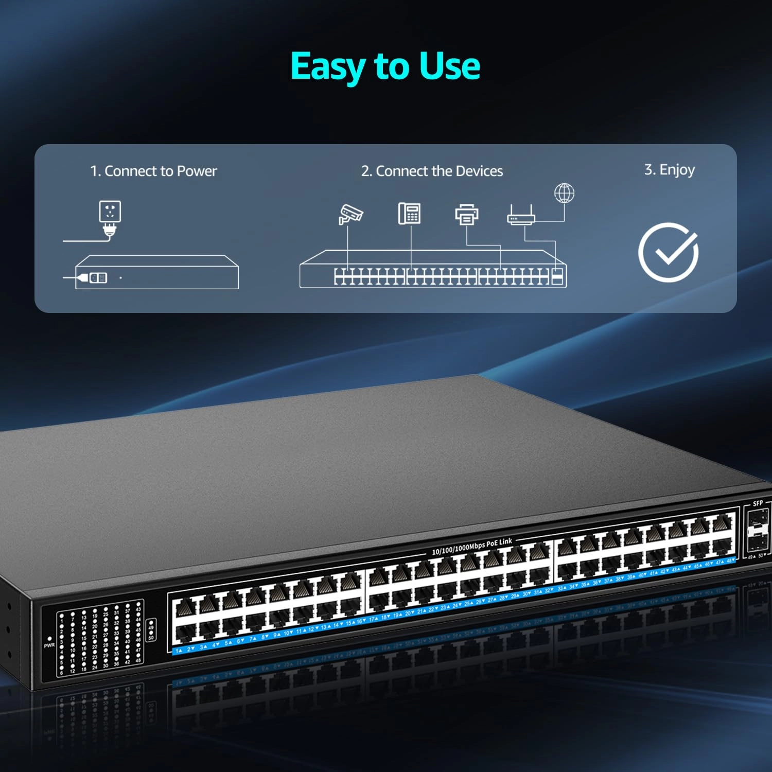 NIC-GS4802P-EU 48-Ports