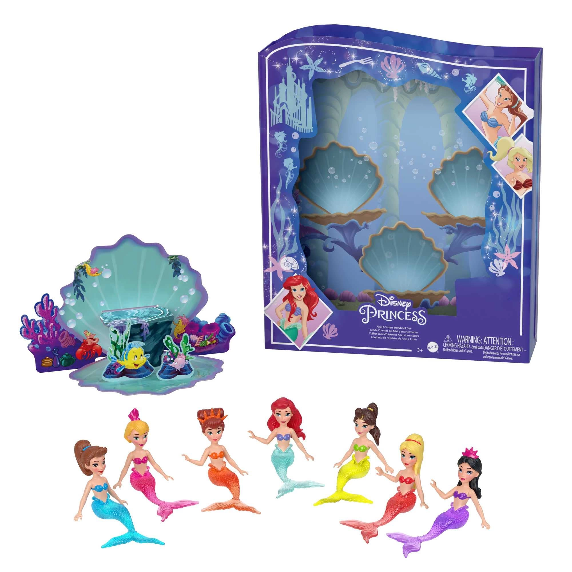 Mattel Ariel Story Pack - 7 piece(s) Multicoloured Ages 3+