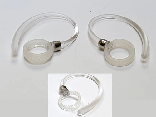 Earhooks - Noise Reduction for Motorola Boom3, Boom 2+, Boom, HX600, Elite Flip HZ720, H17, H17txt, H19, H19txt, HX550, H525, H520 Headsets