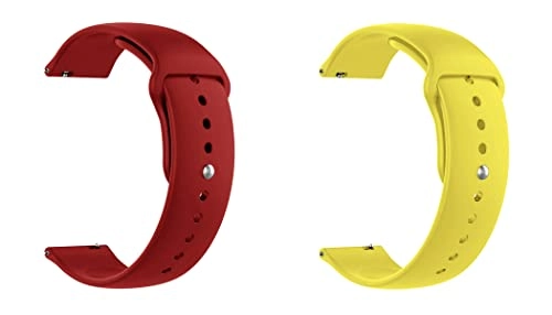 2 Pack 20mm Silicone Watch Band for Sekonda Motion