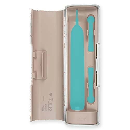 Genius Series Travel Toothbrush Kit - 1 Handpiece 2 Toothbrush Heads Dragonfly Gold