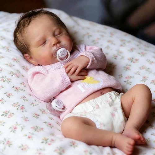 LOULOU Reborn Baby Doll - 20 Inch Vinyl Girl Ages 3+