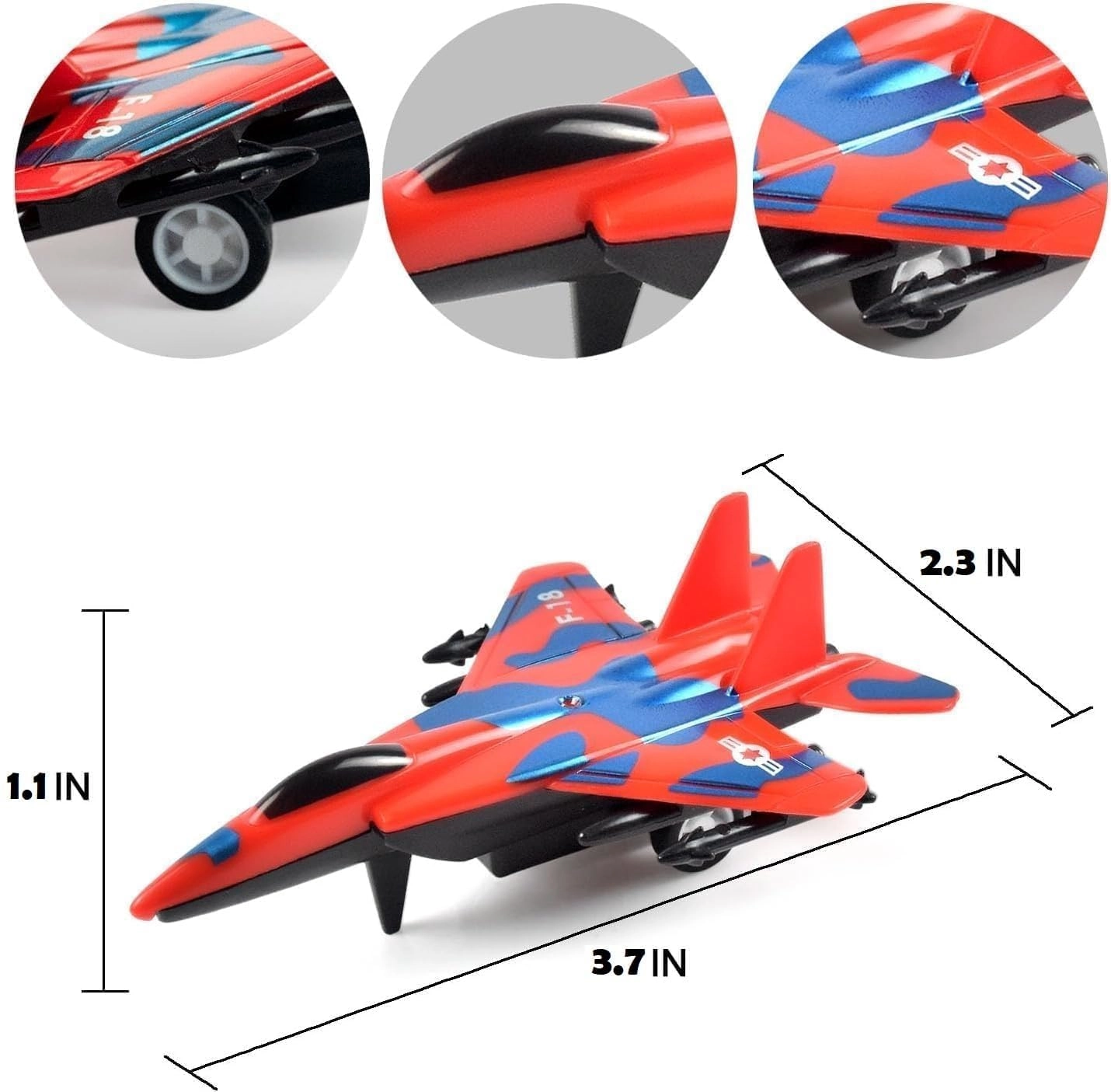 Fighter Jet - N Scale 6pcs