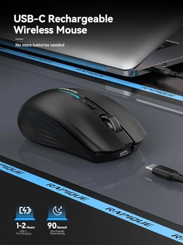 Tri-Mode Rechargeable Mouse - Wireless