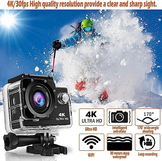 4K Action Camera - 4K 30FPS