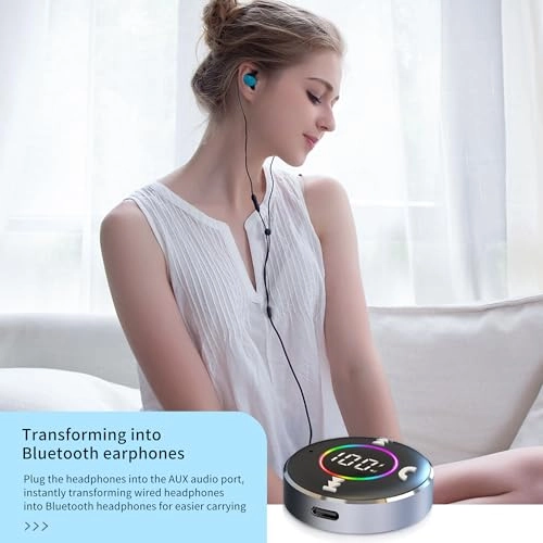 Bluetooth Receiver - Bluetooth 5.3 AUX 250mAh rechargeable battery