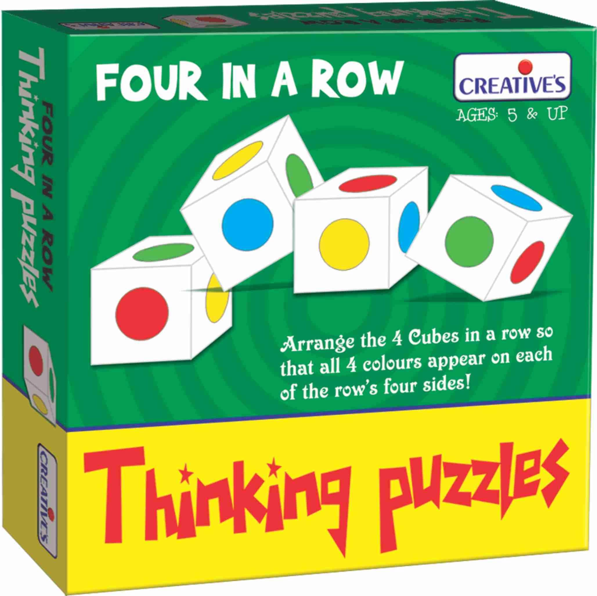 Creative Educational Aids Pvt Ltd Thinking Puzzles Four In A Row - 5 & Up 4 pieces