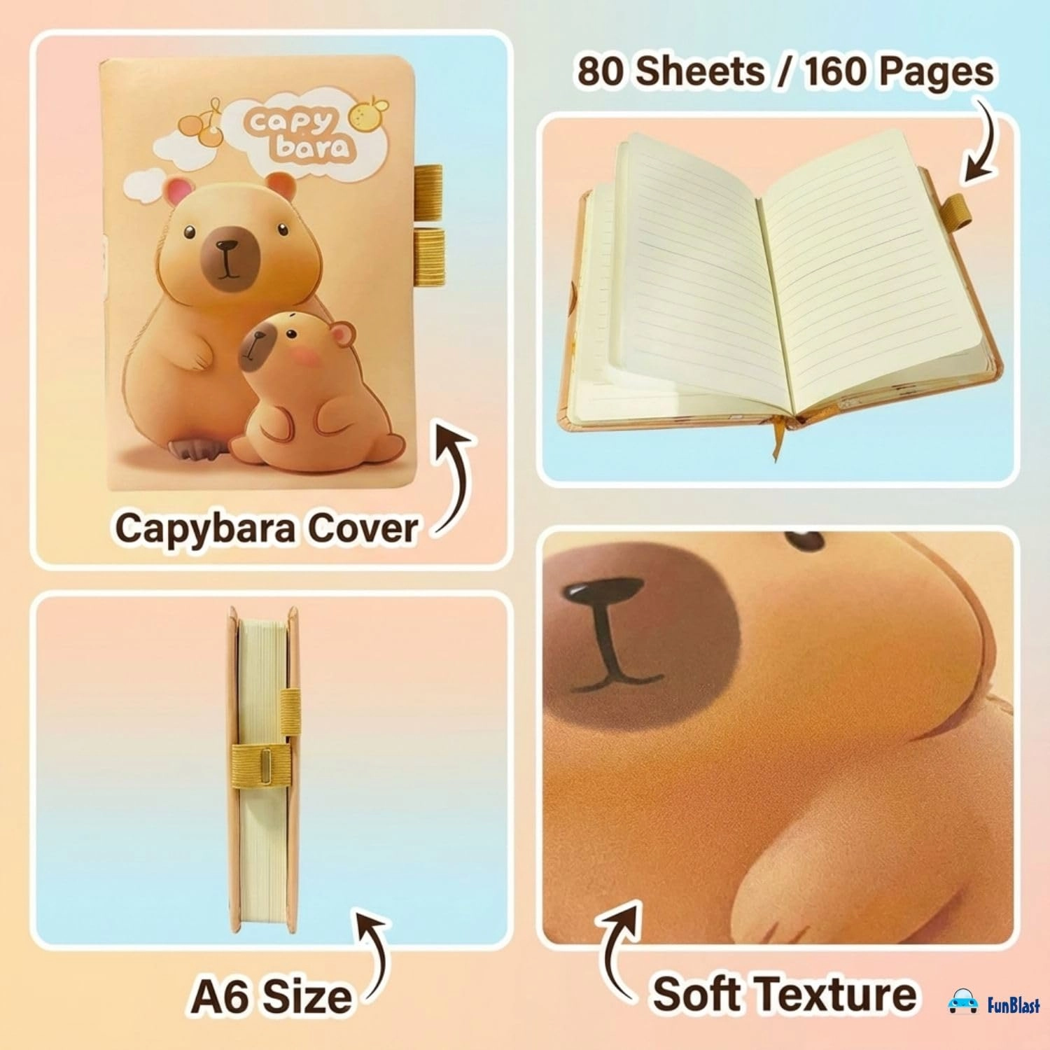 Capybara Diary for Girls