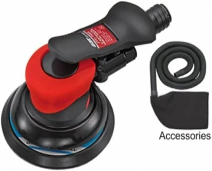 JTC Air Random Orbital Sander - 5-Inch Pneumatic